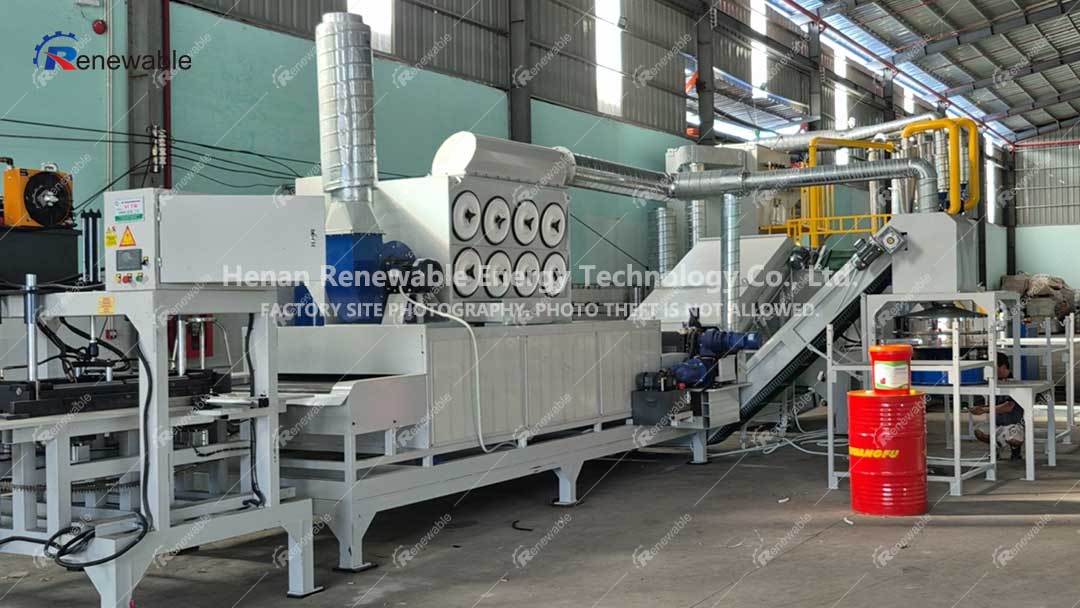 Solar Panel Recycling Line