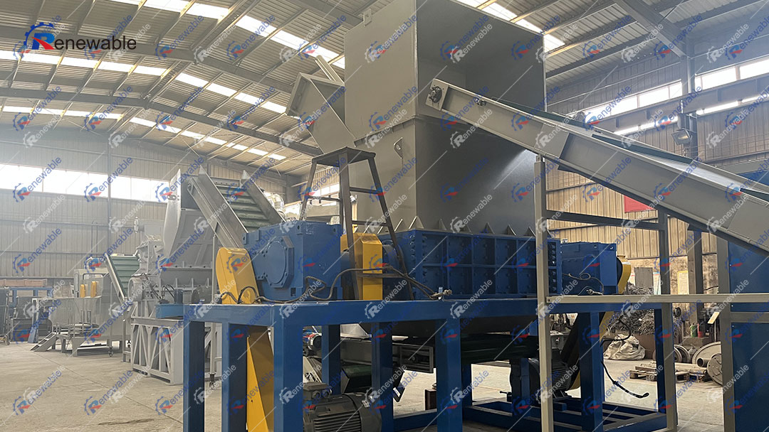 waste tire recycling production line