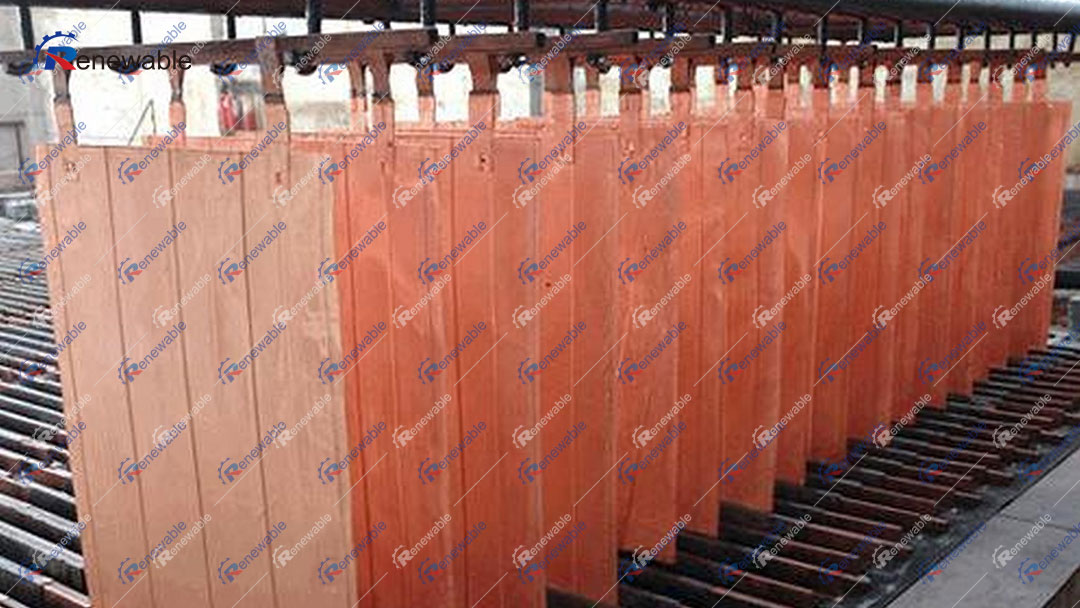 Electrolytic copper machine