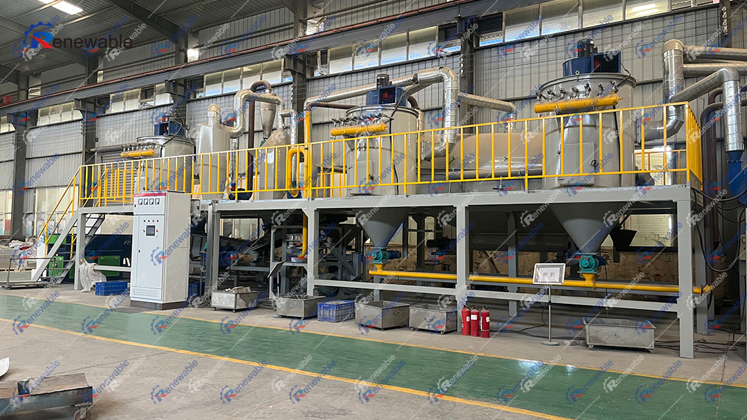 Lead-acid battery recycling plant